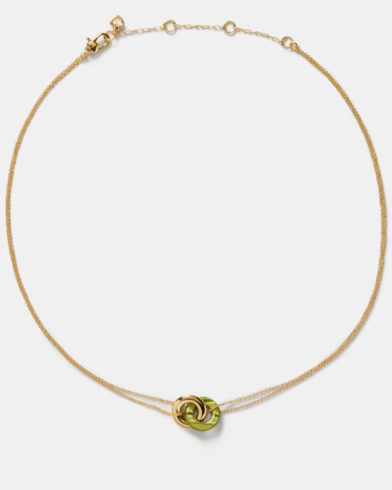 Kate Spade,Interlock Small Pendant,