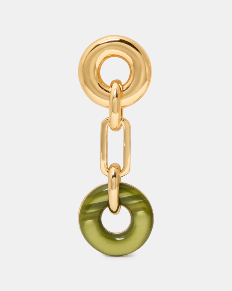 Kate Spade,Interlock Linear Earrings,