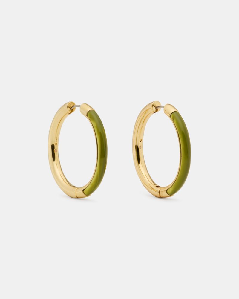 Kate Spade,Interlock Hoops,