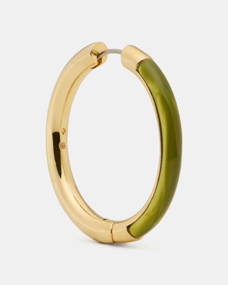 Kate Spade,Interlock Hoops,