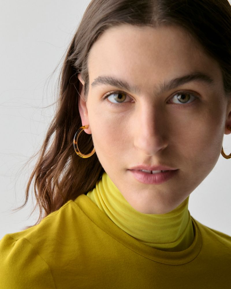 Kate Spade,Interlock Hoops,