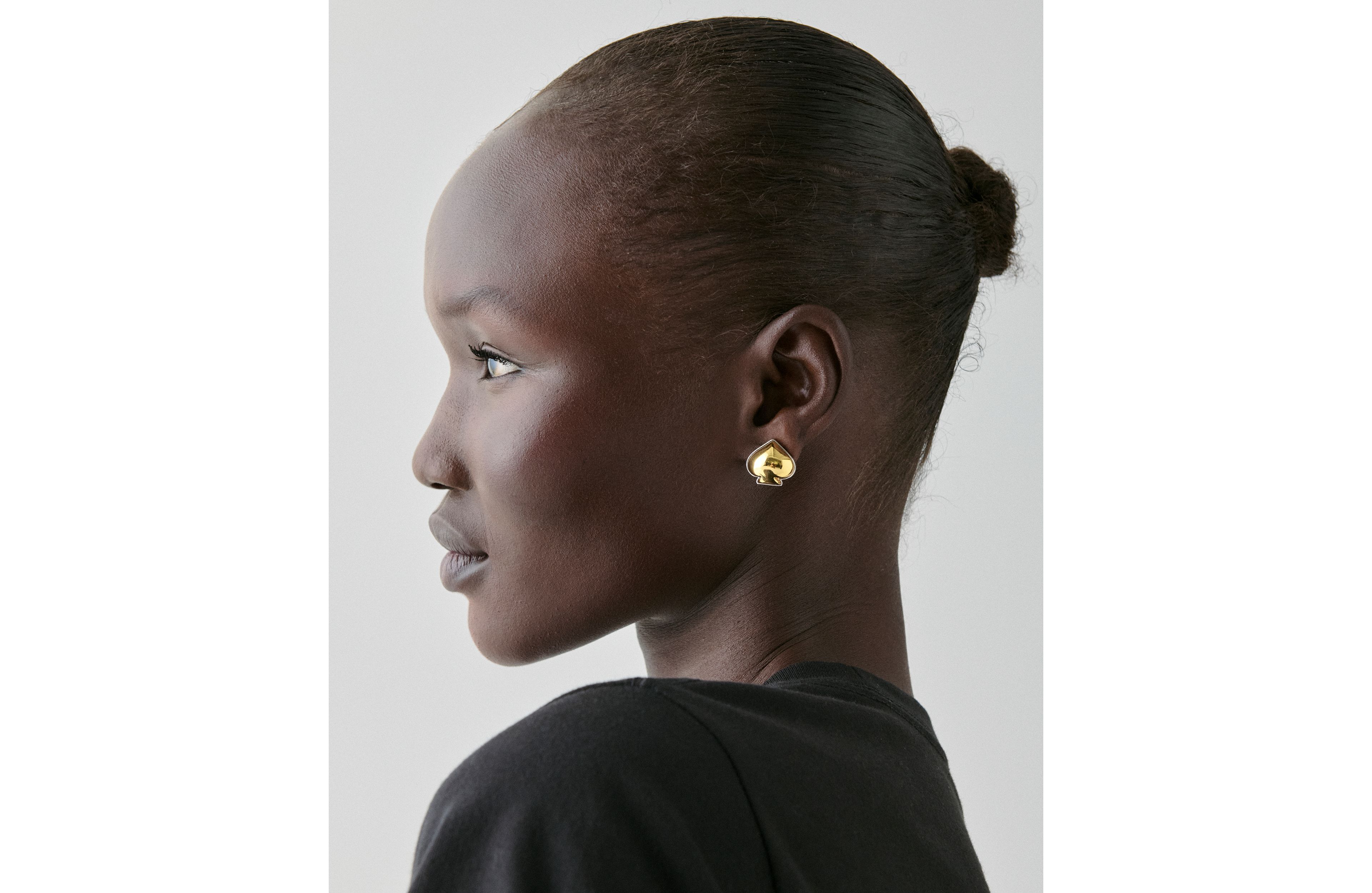 Sculpted Spade Studs