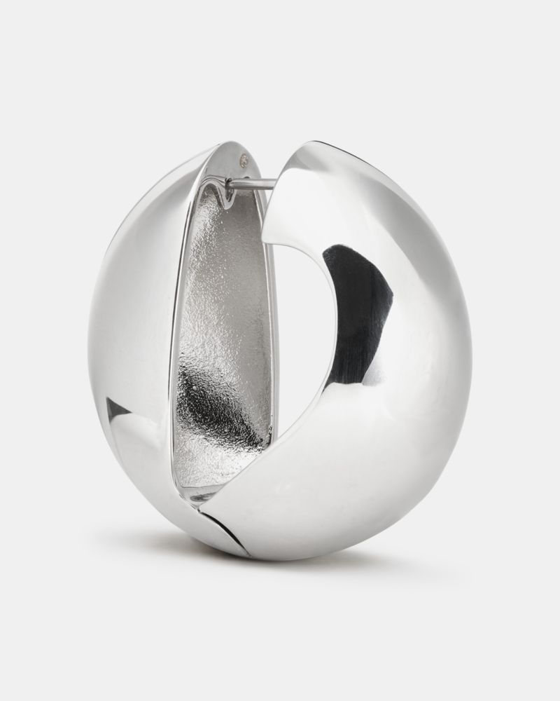 Kate Spade,Sculpted Spade Statement Huggies,