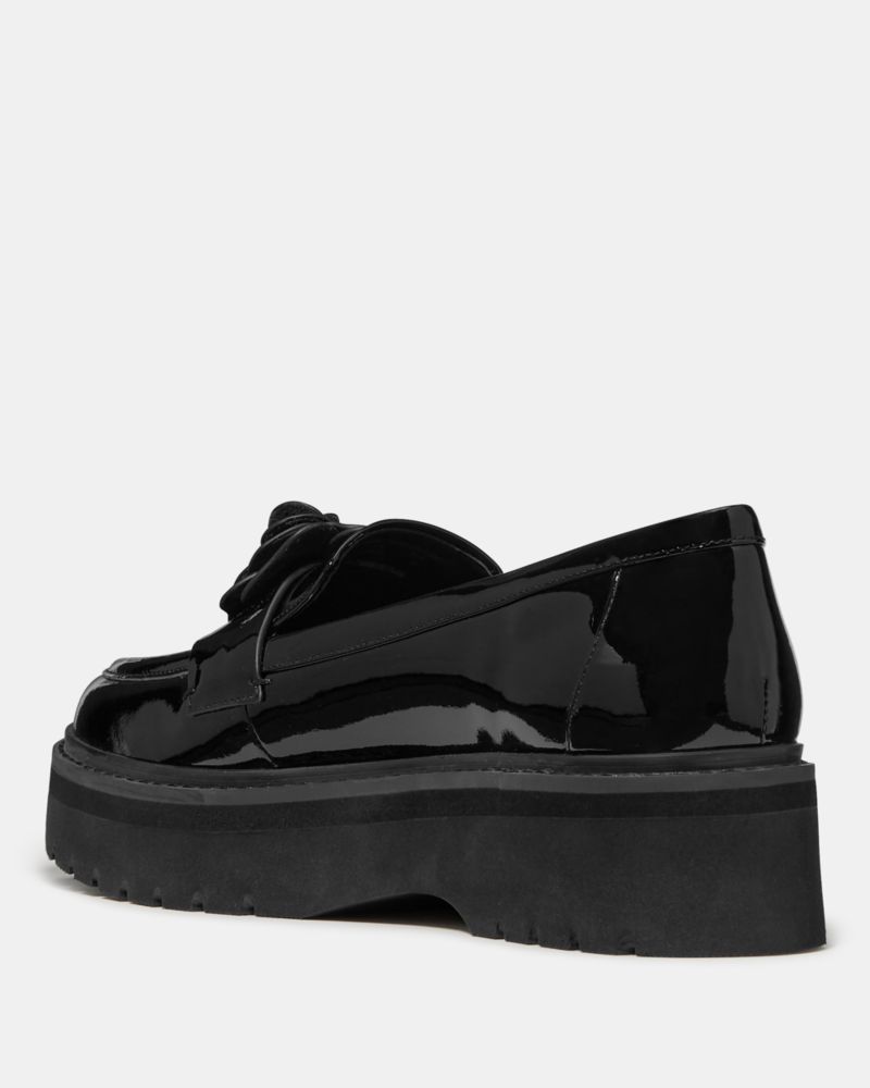 Kate Spade,Flora Lug Loafer,Black