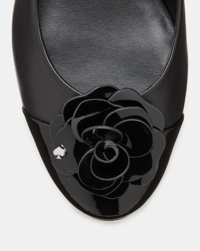 Kate Spade,Flora Ballet Pump,Black