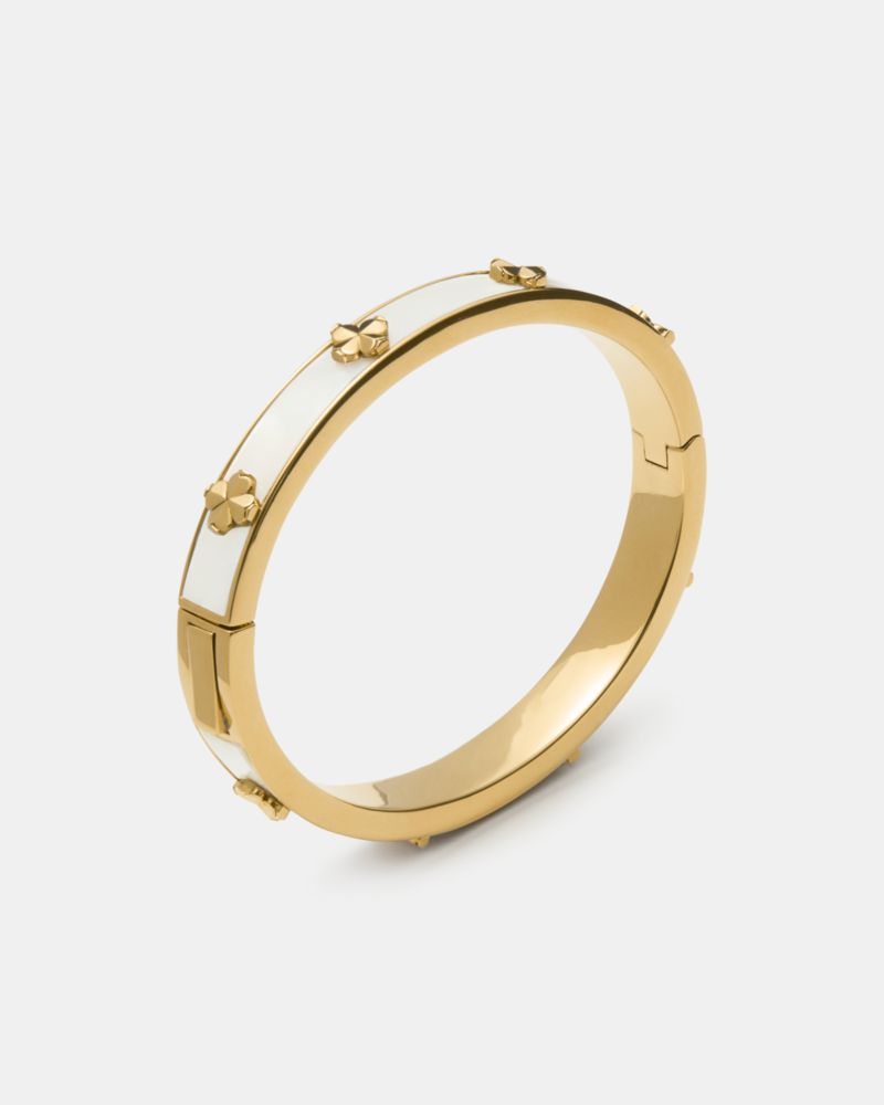 Kate Spade,Spade Flower Hinged Bangle - Small,