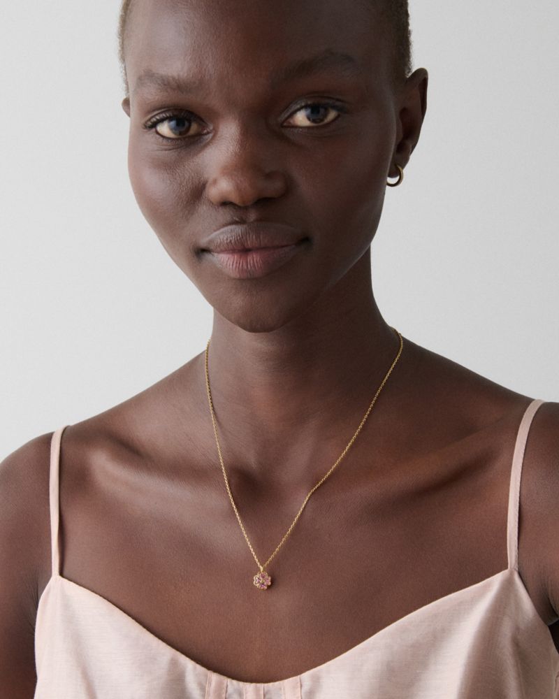 Kate Spade,Something Sparkly Spade Mini Pendant,Pink