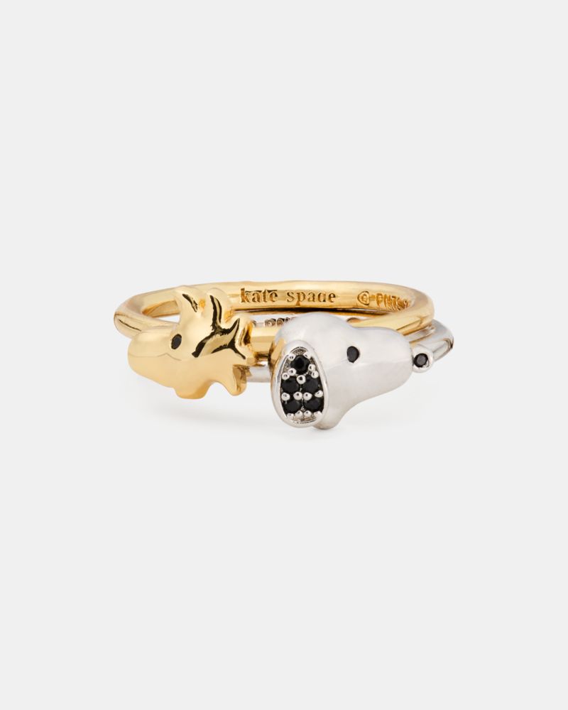 Kate Spade,Snoopy Ring Set,