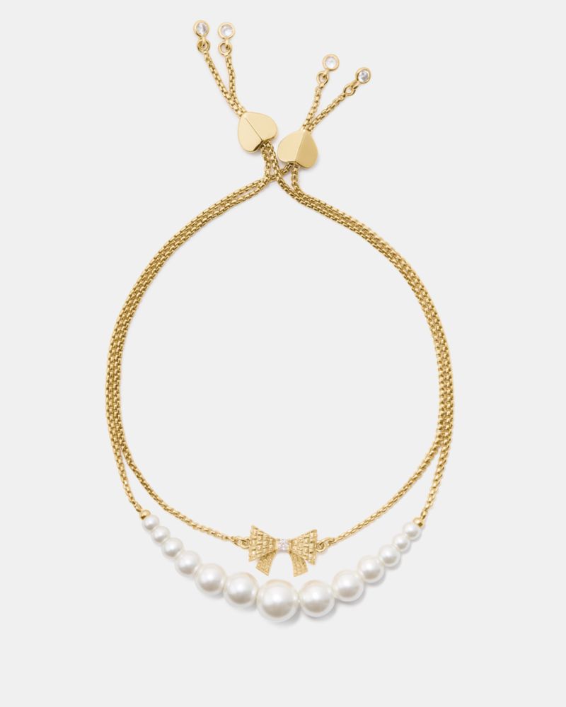 Kate Spade,Modern Pearls Slider Bracelet Set - Boxed,