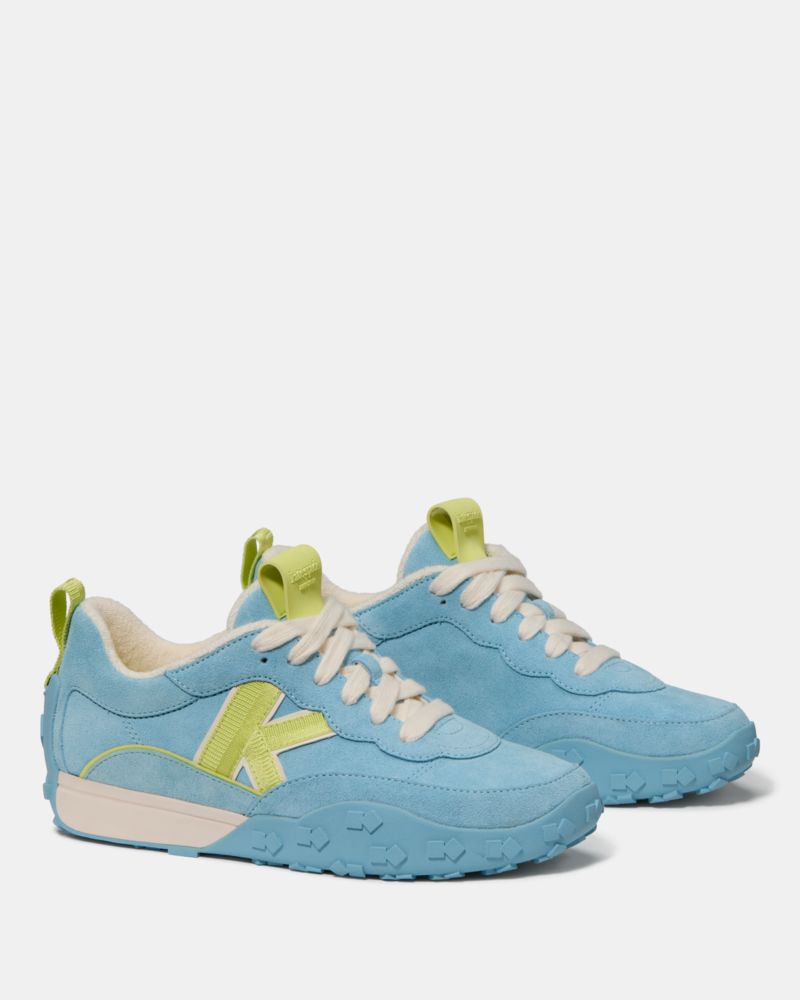 Kate Spade,K As In Kate Runner,Cowhide,Suede,Casual,Low Top,Logo,Pull Tab,Casual,