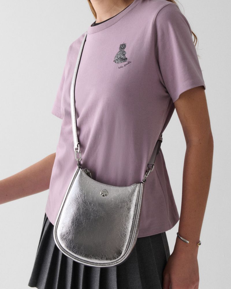 Kate Spade,Kayla Small Swingpack,Metallic