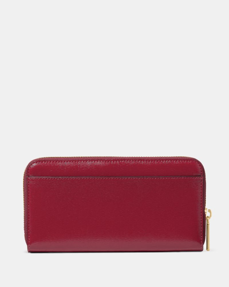 Kate Spade,Madison Large Continental Wallet,Maroon