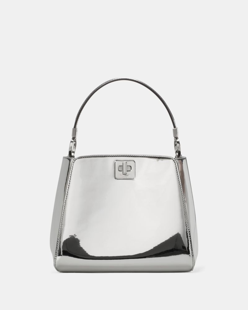 Kate Spade,Phoebe Mirror Metallic Small Top Handle Bag,