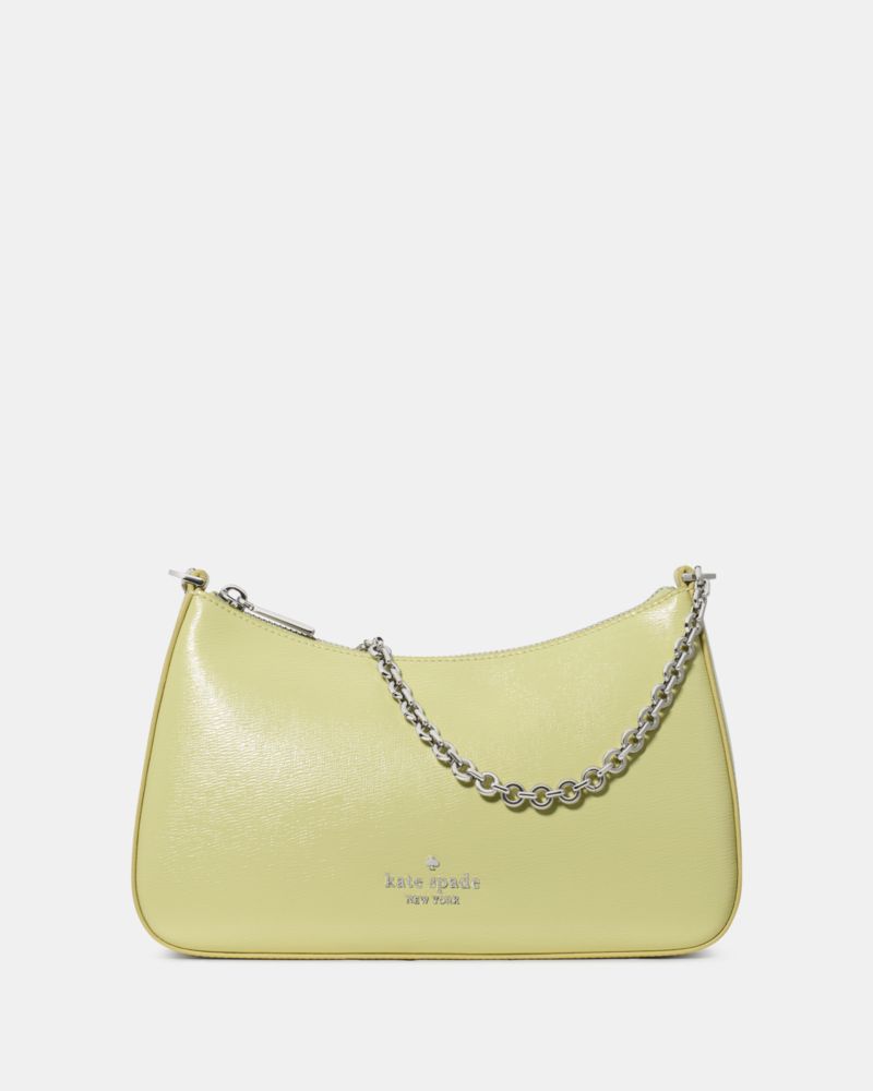 Kate Spade,Margot Textured Patent Leather Convertible Crossbody,Leather,Shoulder Bag,Day Party,