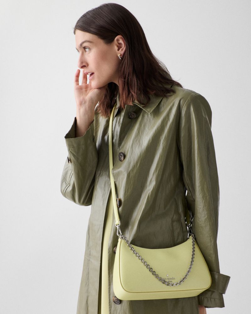 Kate Spade,マルゴー テクスチャード パテント レザー コンバーチブル クロスボディ,ショルダー・クロスボディ,テニスボール