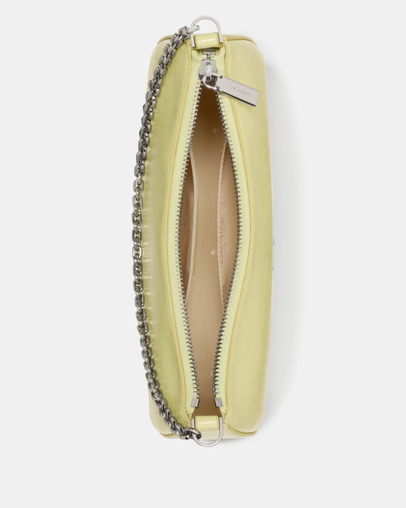 Kate Spade,Margot Textured Patent Leather Convertible Crossbody,Leather,Shoulder Bag,Day Party,Green