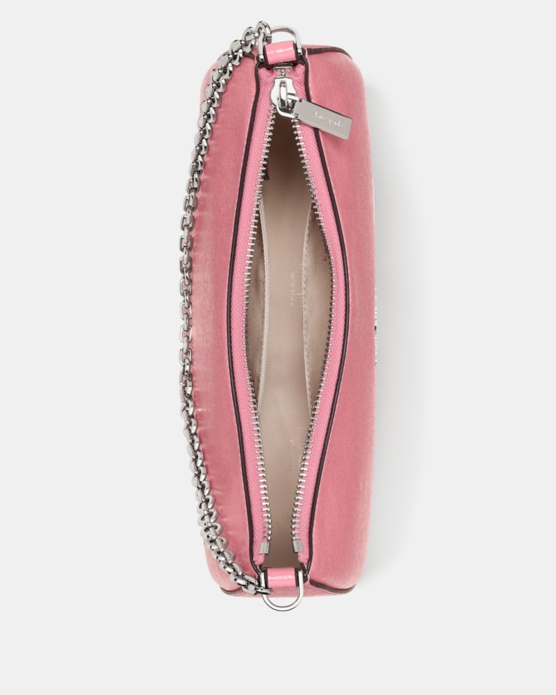 Kate Spade,Margot Textured Patent Leather Convertible Crossbody,Leather,Shoulder Bag,Day Party,Pink