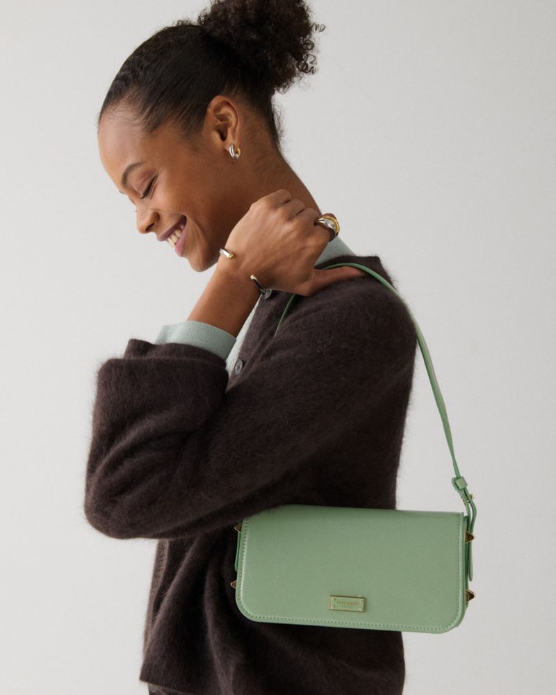 Kate Spade,Liv Crinkle Patent Shoulder Bag,