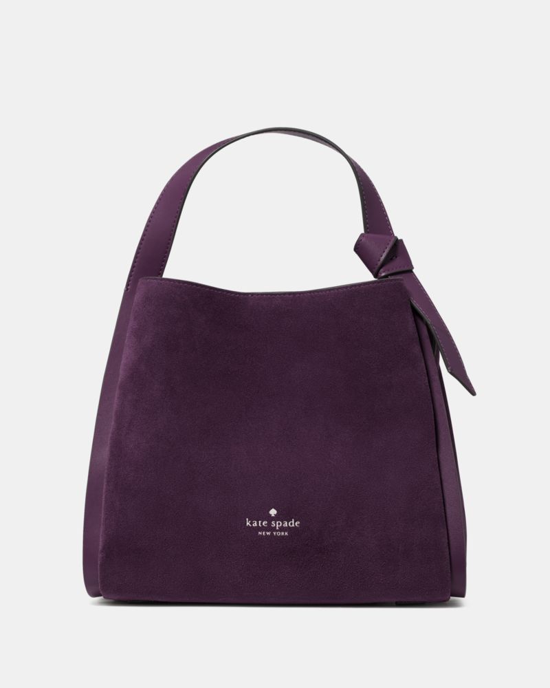 Kate Spade,Knott Suede Carryall Bag,Suede,Carryall,Knot,Casual,