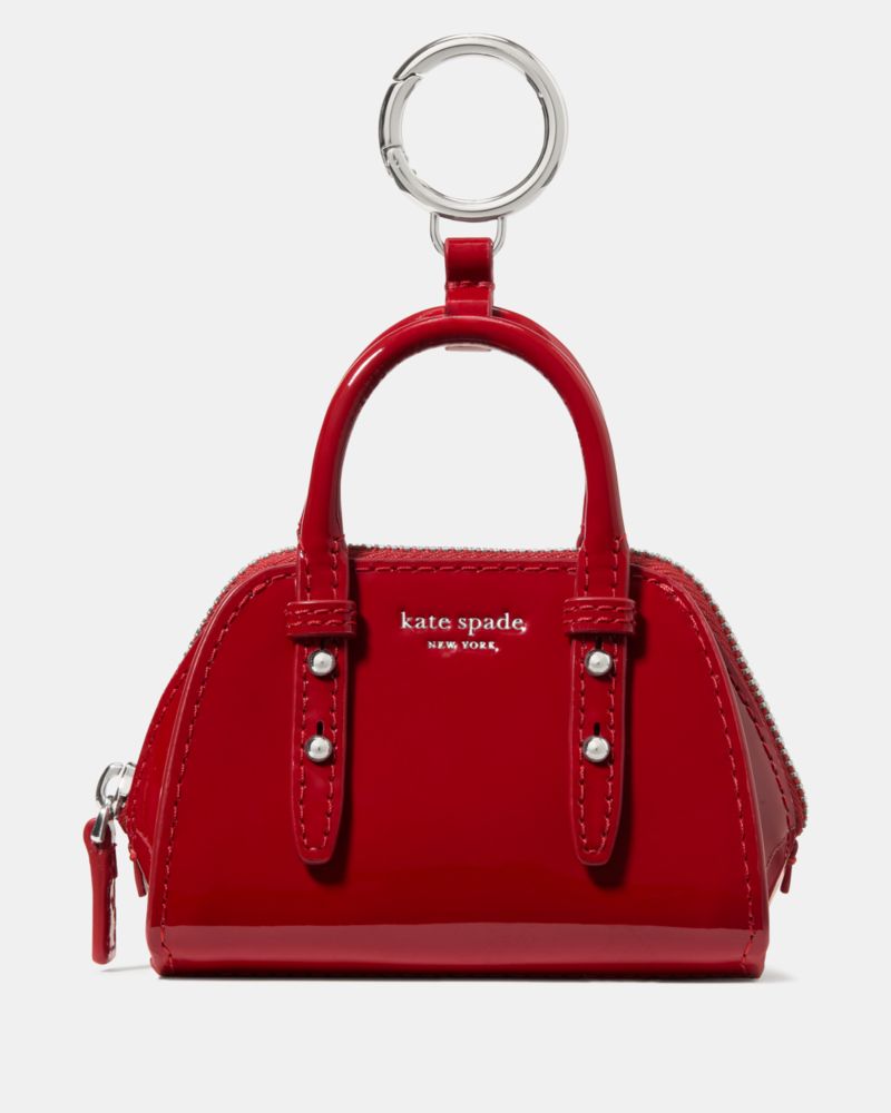 Kate Spade,Charmed Patent Nano Carryall Bag Charm,