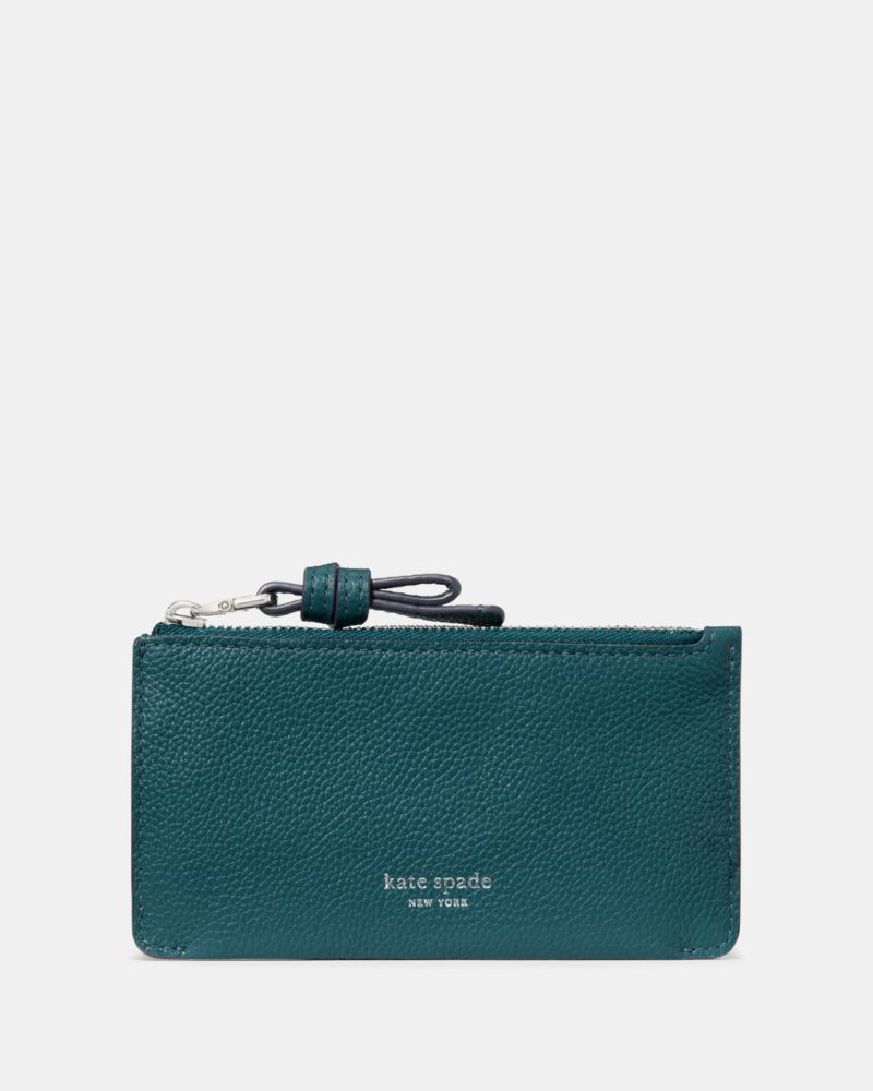 Loop Zip Card Case, Dark Turquoise, ProductTile
