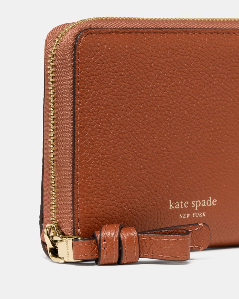 Kate Spade,Loop Zip Around Wallet,Leather,Bi Fold,Casual,