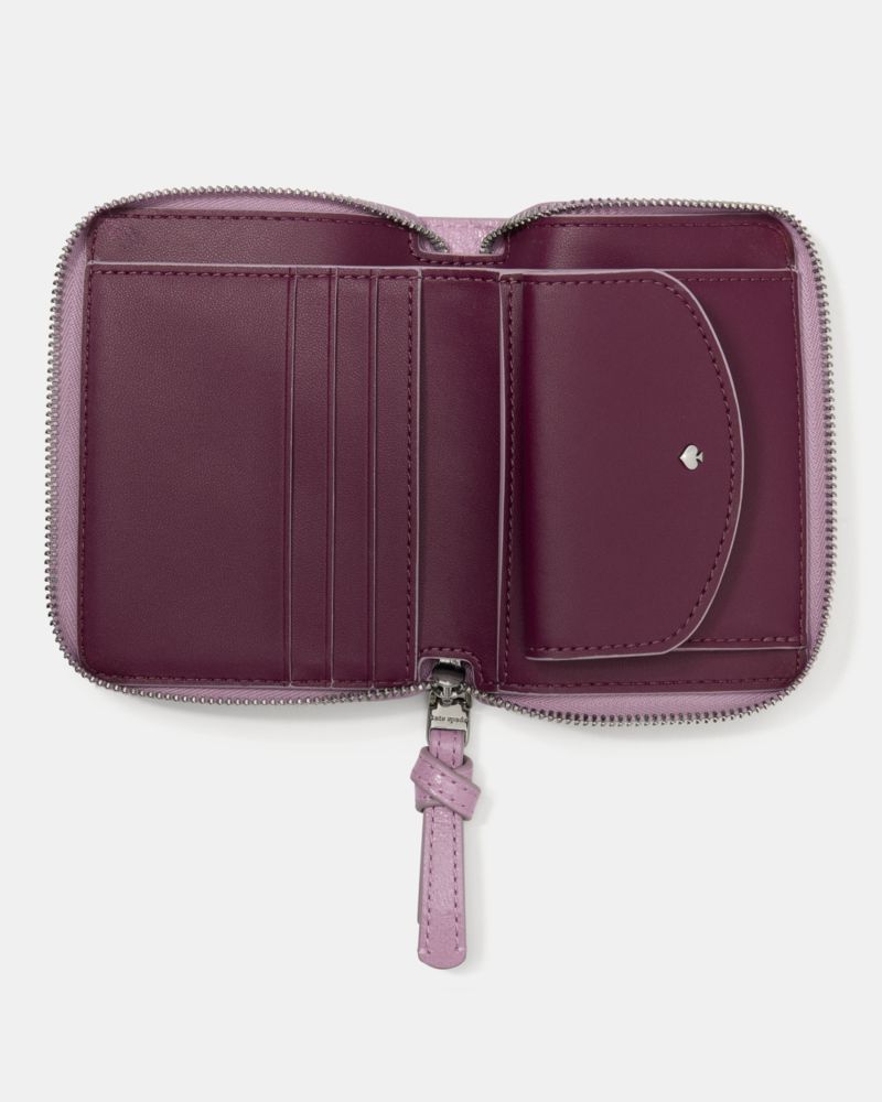 Kate Spade,Loop Glazed Zip Around Wallet,