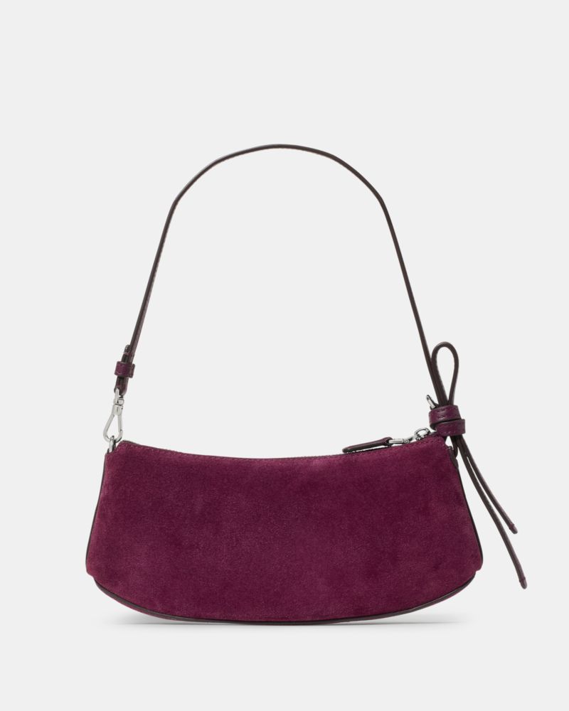 Kate Spade,Loop Suede Pochette,Purple