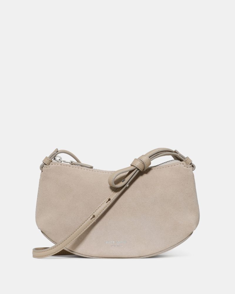 Kate Spade,ループ スエード クロスボディ バッグ,ショルダー・クロスボディ,ミルクグラス