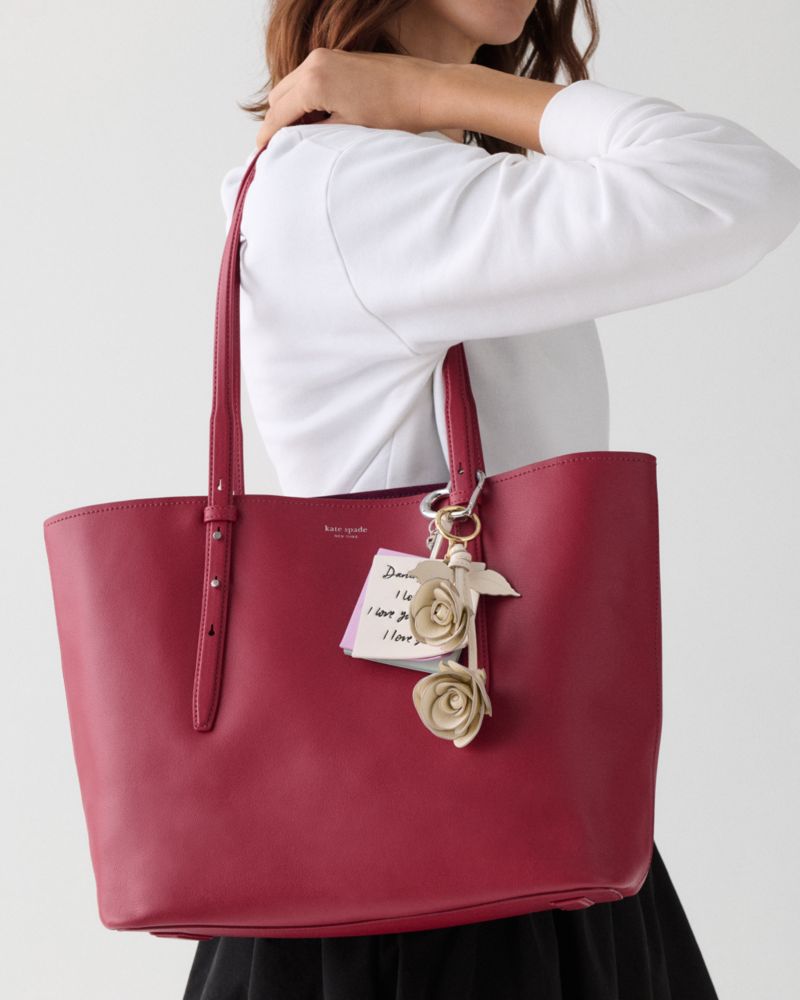 Kate Spade,Charmed Love Notes Bag Charm,