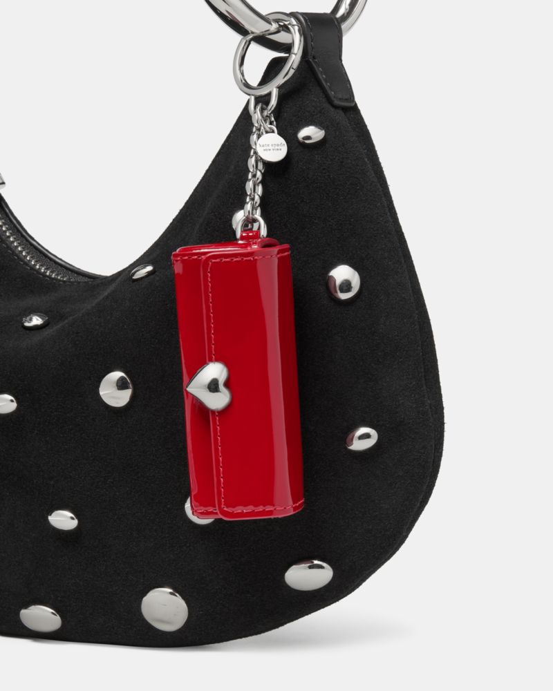 Kate Spade,Charmed Patent Lipstick Bag Charm,