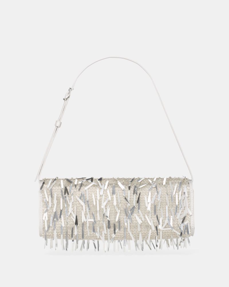 Deco Embellished Soft Mini Shoulder