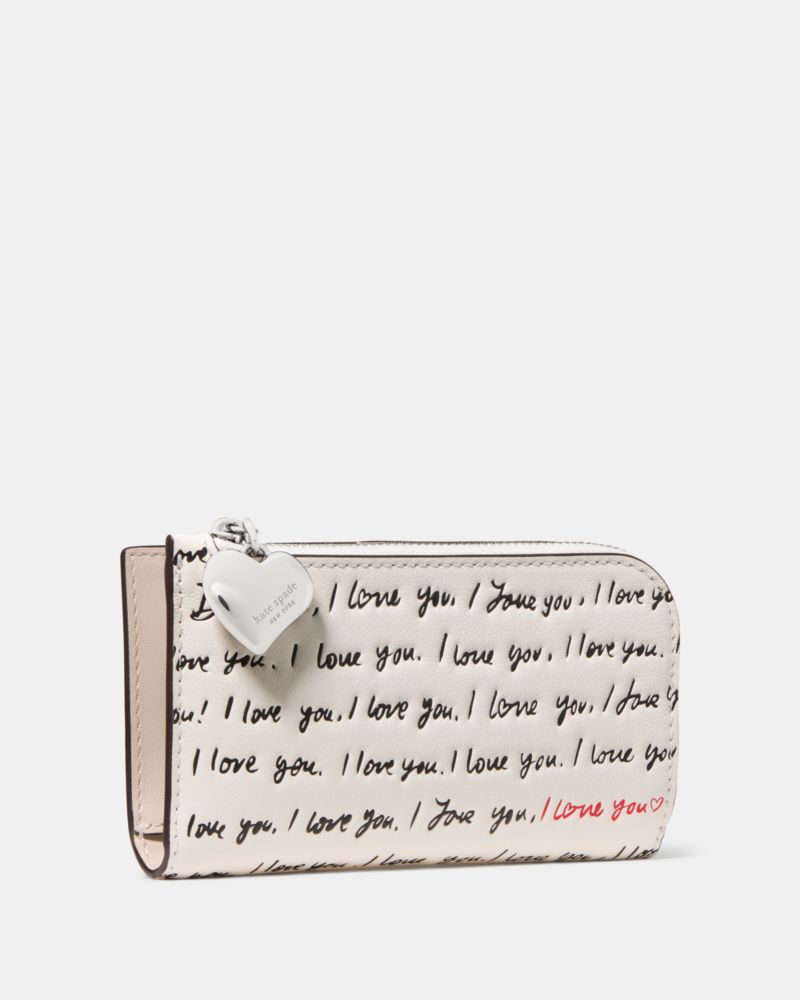 Kate Spade,Devin I Love You Bifold Wallet,