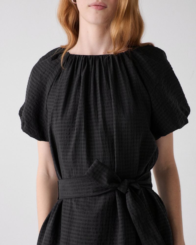 Kate Spade,Gathered Neck Mini Shift Dress,