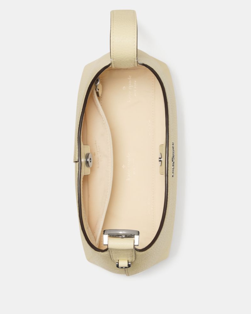 Kate Spade,454 Mini Crossbody,Leather,Lambskin,Shoulder Bag,Metal Material,Metal,Logo,Gold Metal,Casual,