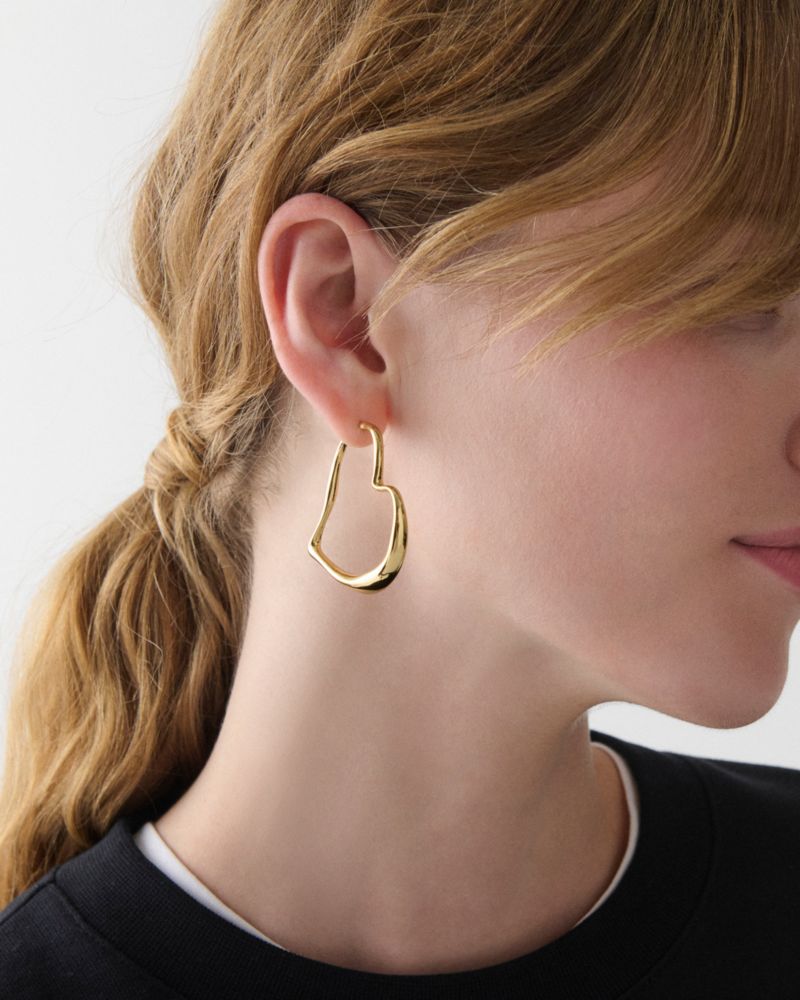 Kate Spade,アムール フープ,ピアス,ゴールド