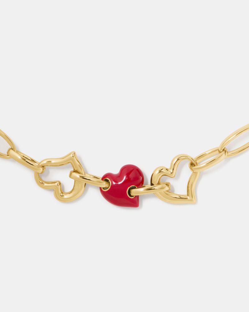 Kate Spade,Amour Necklace,Red