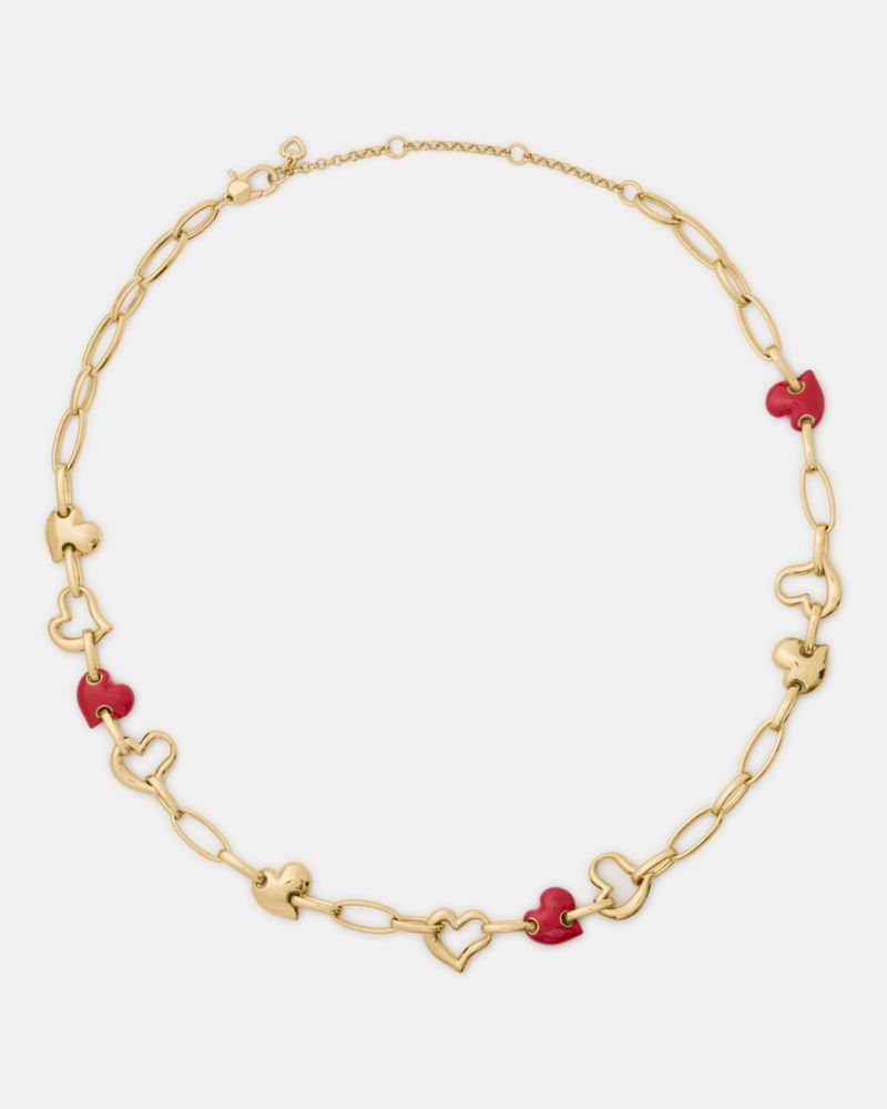 Kate Spade,Amour Necklace,Red