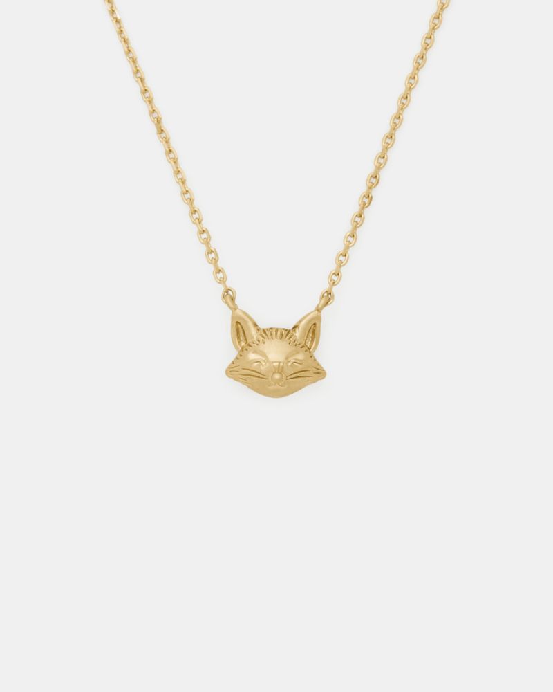 Kate Spade,Critters Ginger Fox Pendant,