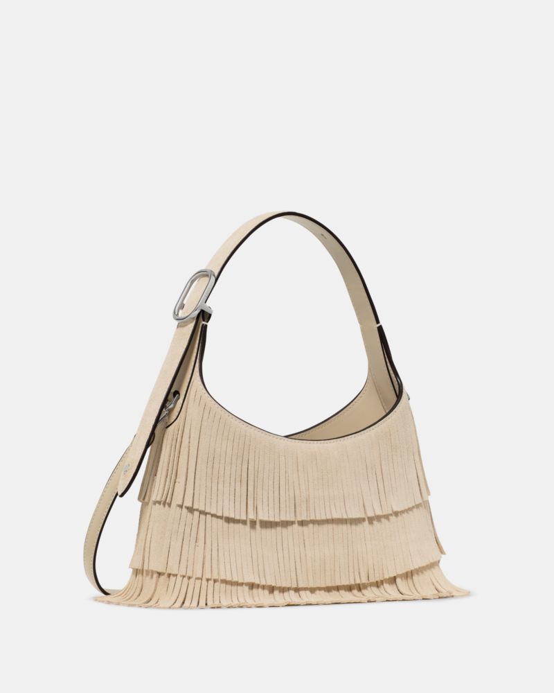Kate Spade,454 Suede Fringe Mini Crossbody Bag,