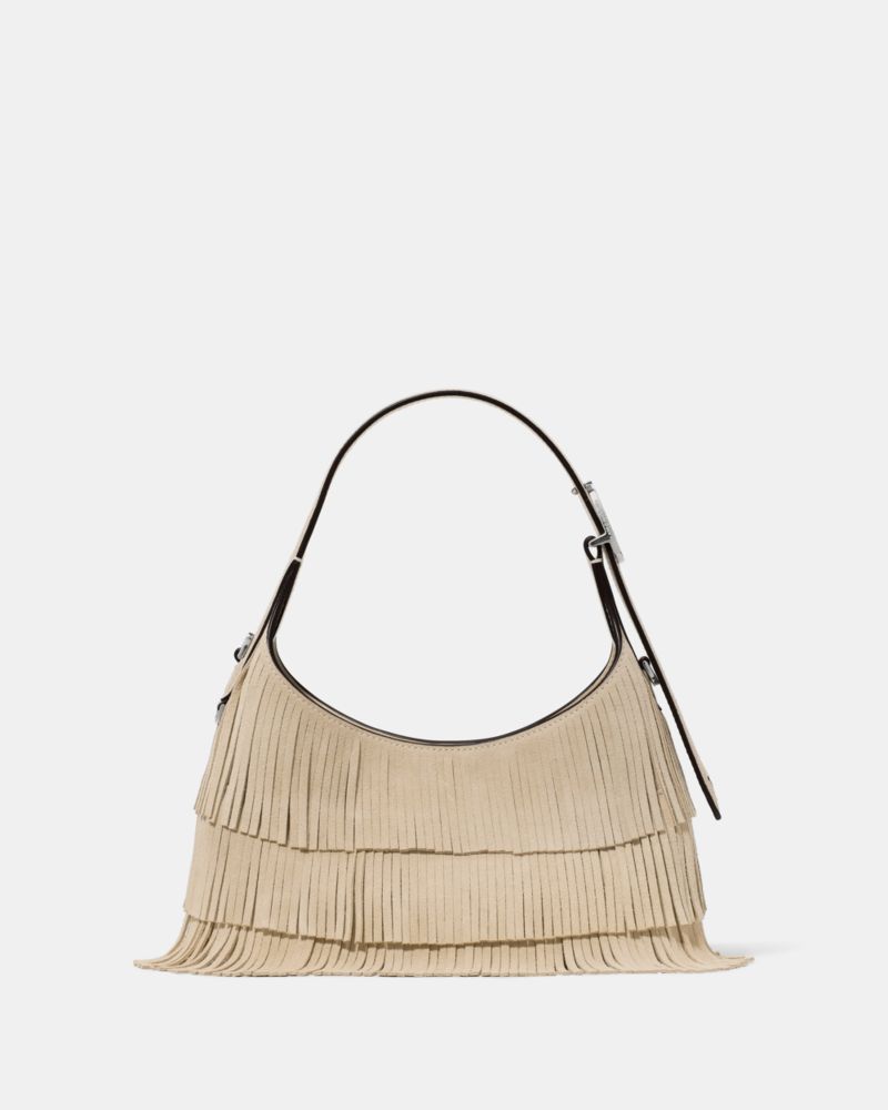 Kate Spade,454 Suede Fringe Mini Crossbody Bag,