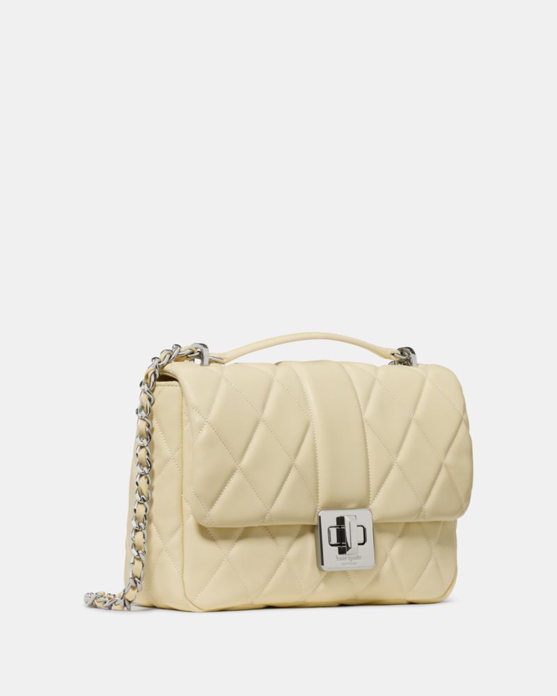 Kate Spade,キャリー キルテッド スモール フラップ クロスボディ,ショルダー・クロスボディ,レモンフォンダン