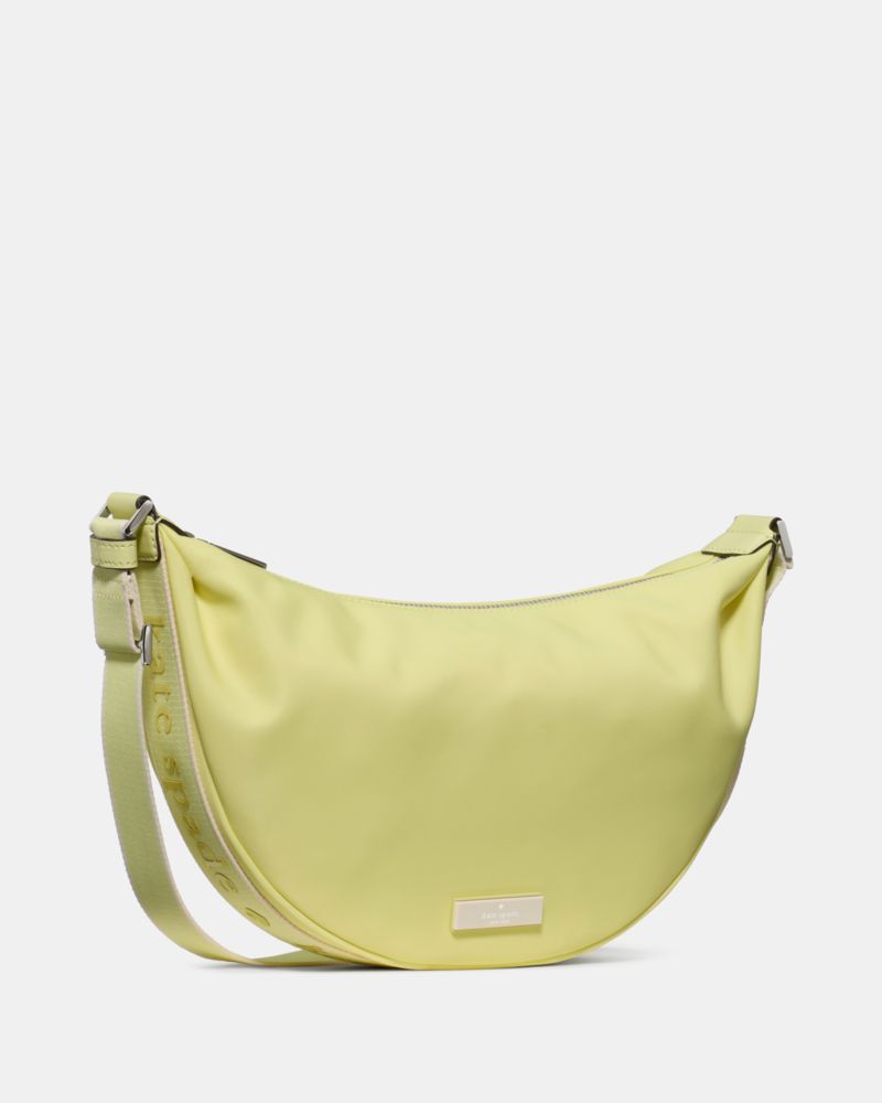 Kate Spade,Carter Ksnyl Sling Crossbody Bag,Polyester,Recycled Polyester,Nylon,Crossbody,Logo,Metal,Sustainable,Casual,Green