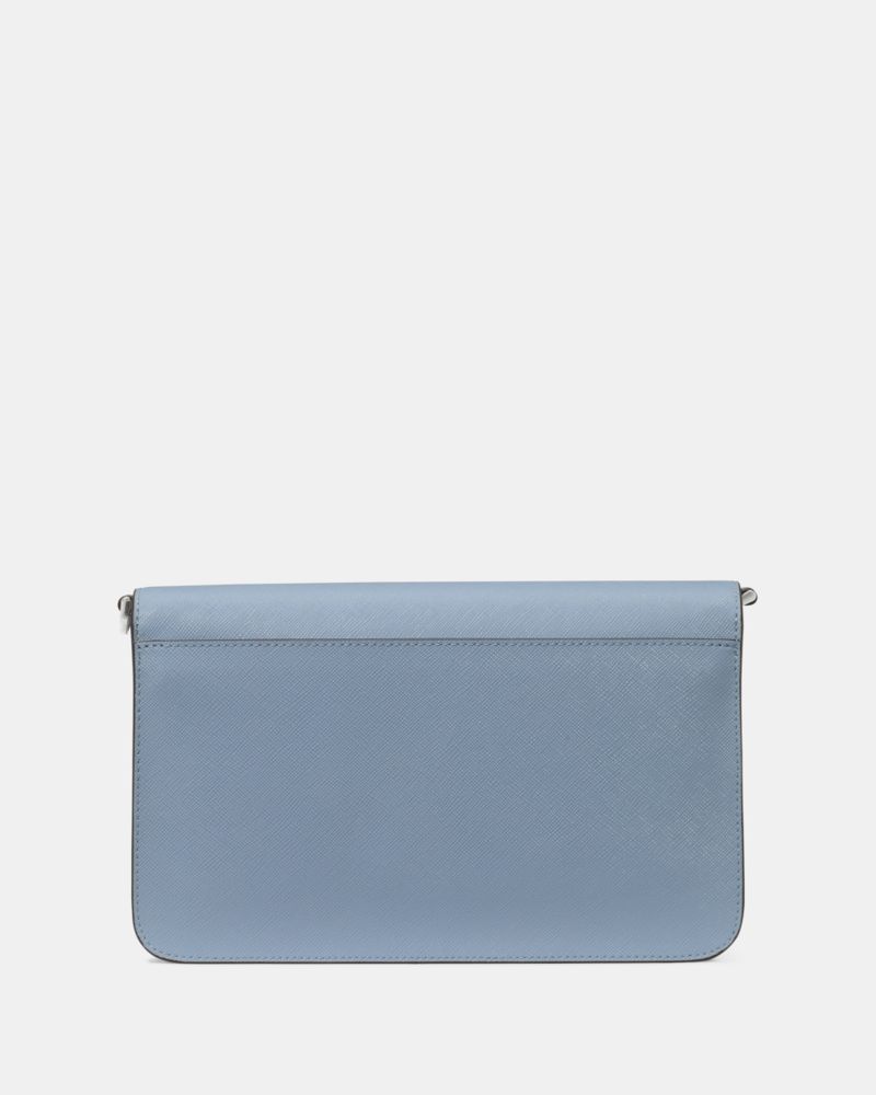 Kate Spade,Madison Willow Crossbody Bag,Crossbody,PVC,Logo,Metal,Gold Metal,Day Party,Blue