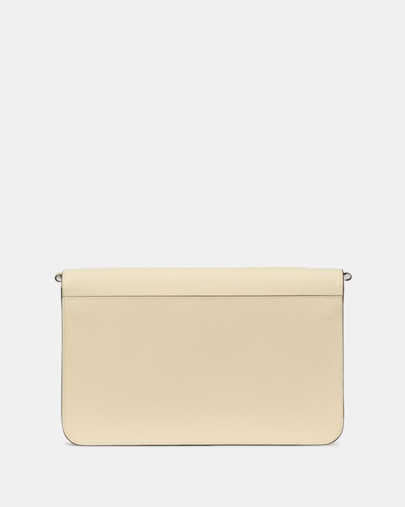 Kate Spade,Madison Willow Crossbody Bag,Crossbody,PVC,Logo,Metal,Gold Metal,Day Party,Cream