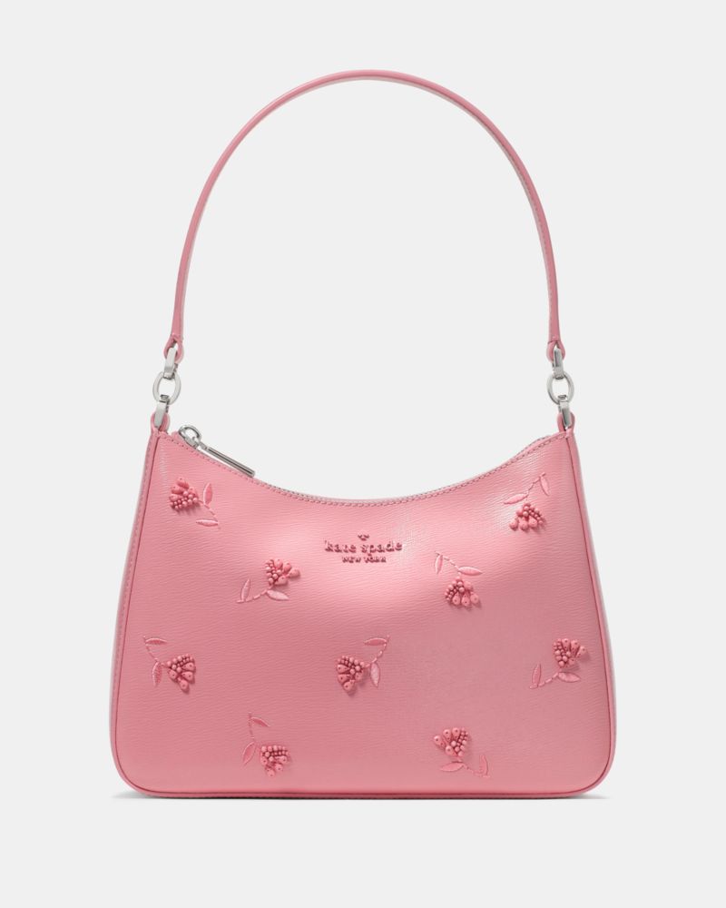 Kate Spade,マルゴー フローラル エンベリッシュド コンバーチブル ショルダー バッグ,ショルダー・クロスボディ,グレープフルーツソーダ