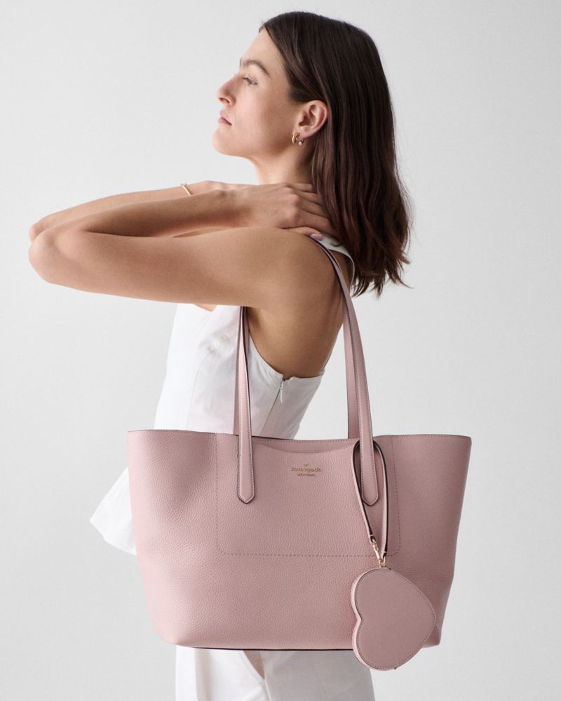 Kate Spade,Cece Tote Set,Leather,Tote,Casual,Pink
