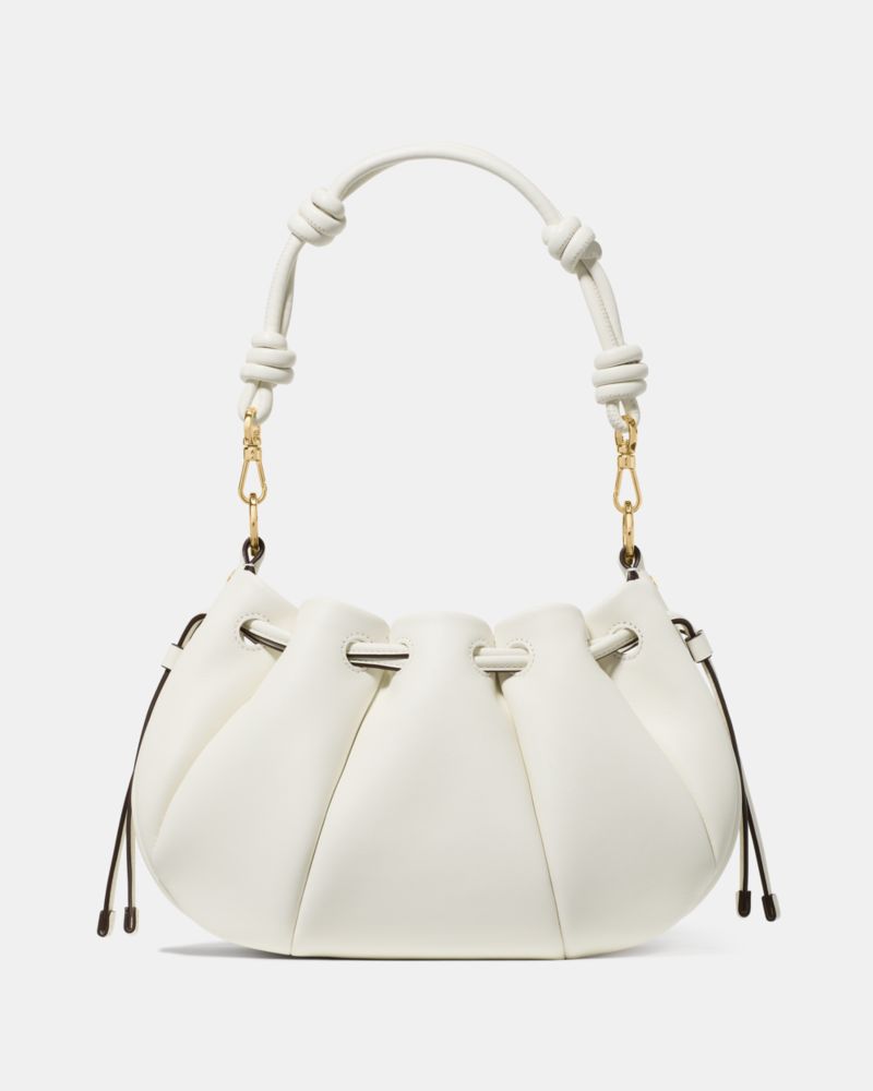 Kate Spade,Pinch Crossbody Bag,Leather,Shoulder Bag,Knot,Day Party,White