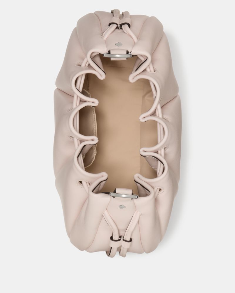 Kate Spade,Pinch Crossbody Bag,Leather,Shoulder Bag,Knot,Day Party,Cream