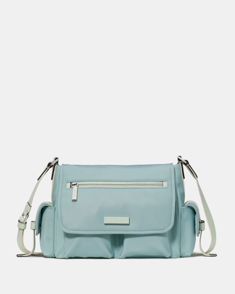 Kate Spade,カーター カラーブロック ナイロン メッセンジャー カーゴ クロスボディ,ショルダー・クロスボディ,アベンチュリン マルチ